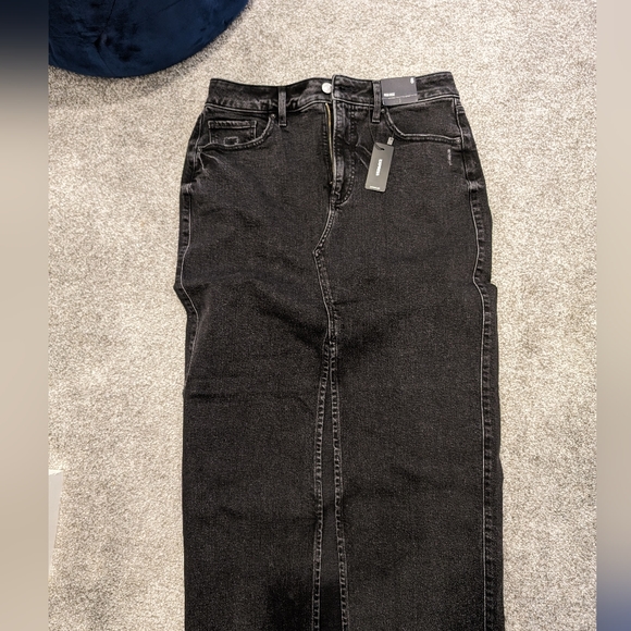 Express denim midi skirt - Picture 3 of 3